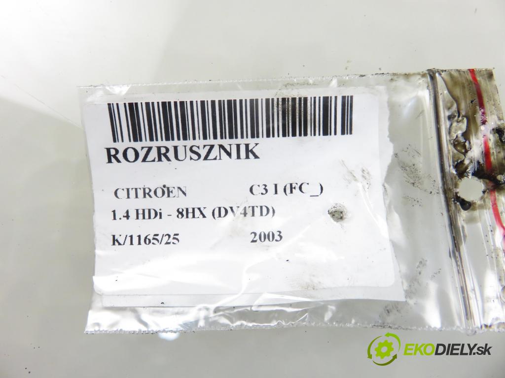 CITROEN C3 I (FC_) HB 2003 50,00 1.4 HDi 8V - 8HX 1398,00 Štartér S3029 (Štartér)