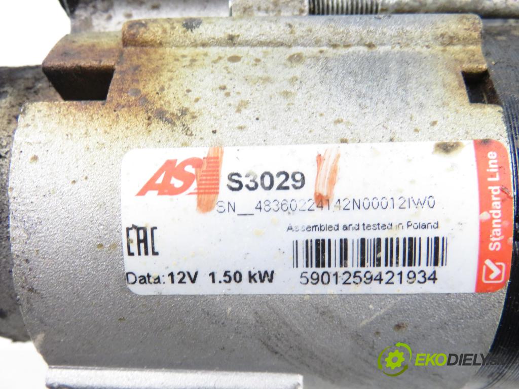 CITROEN C3 I (FC_) HB 2003 50,00 1.4 HDi 8V - 8HX 1398,00 Štartér S3029 (Štartér)
