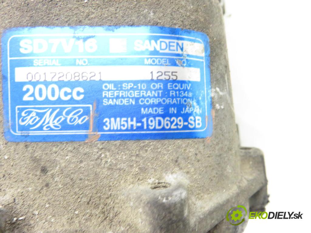 MAZDA 3 (BK) HB 2007 66,00 1.6 MZ-CD - Y406 1560,00 KOMPRESOR: klimatizácie 3M5H19D629SB (Kompresor klimatizácie)