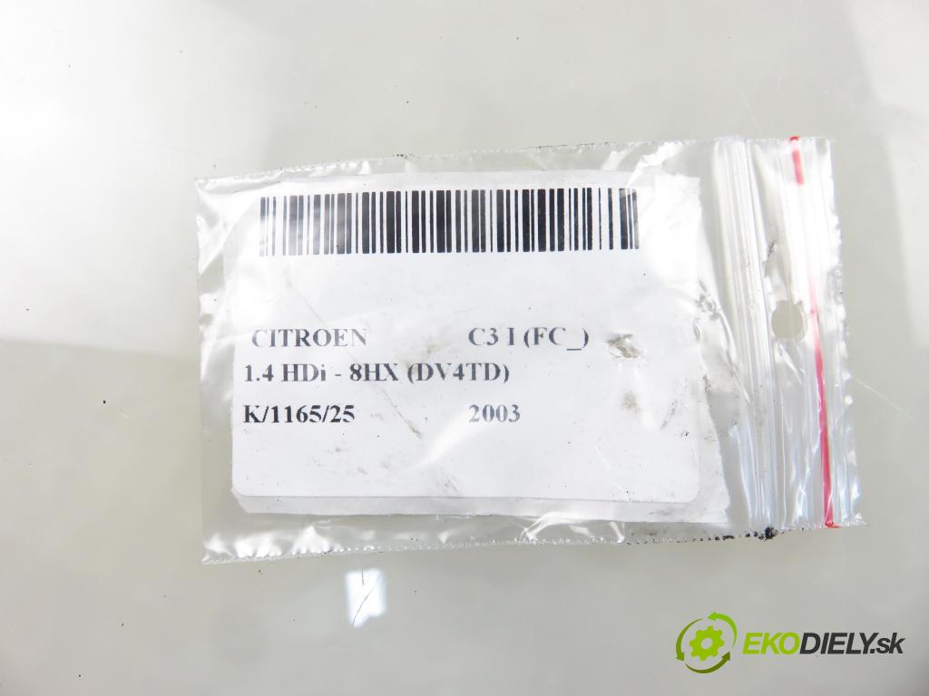 CITROEN C3 I (FC_) HB 2003 50,00 1.4 HDi 8V - 8HX 1398,00 Alternátor 9644529680 (Alternátor)