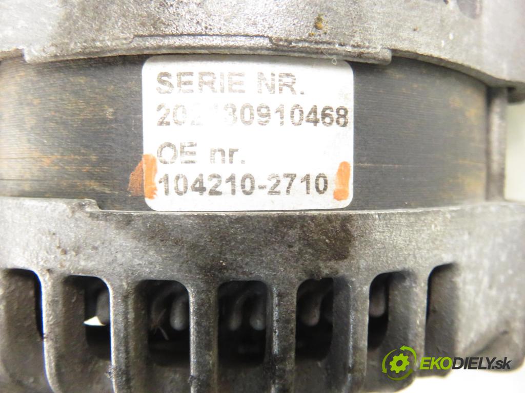 MAZDA 3 (BK) HB 2007 66,00 1.6 MZ-CD - Y406 1560,00 Alternátor 1042102710 (Alternátor)