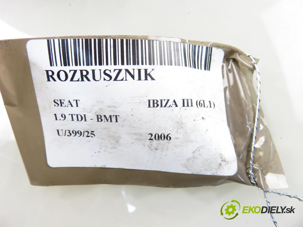 SEAT IBIZA III (6L1) HB 2006 74,00 1.9 TDI - AXR 1896,00 Štartér 02Z911023F ; 0001123012 (Štartér)