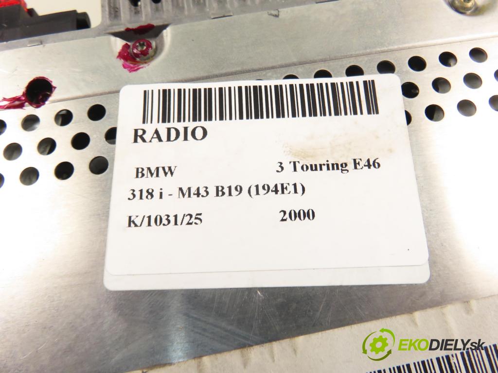 BMW 3 Touring (E46) KOMBI 2000 87,00 318 i - M43 B19 (194E1) 1895,00 RADIO CD 6932430