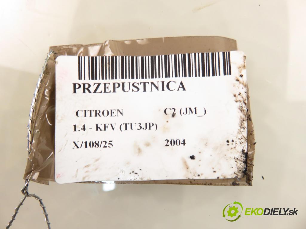 CITROEN C2 (JM_) HB 2004 50,00 1.4 - KFV (TU3JP) 1360,00 Škrtiaca klapka  (Škrtiaca klapka)