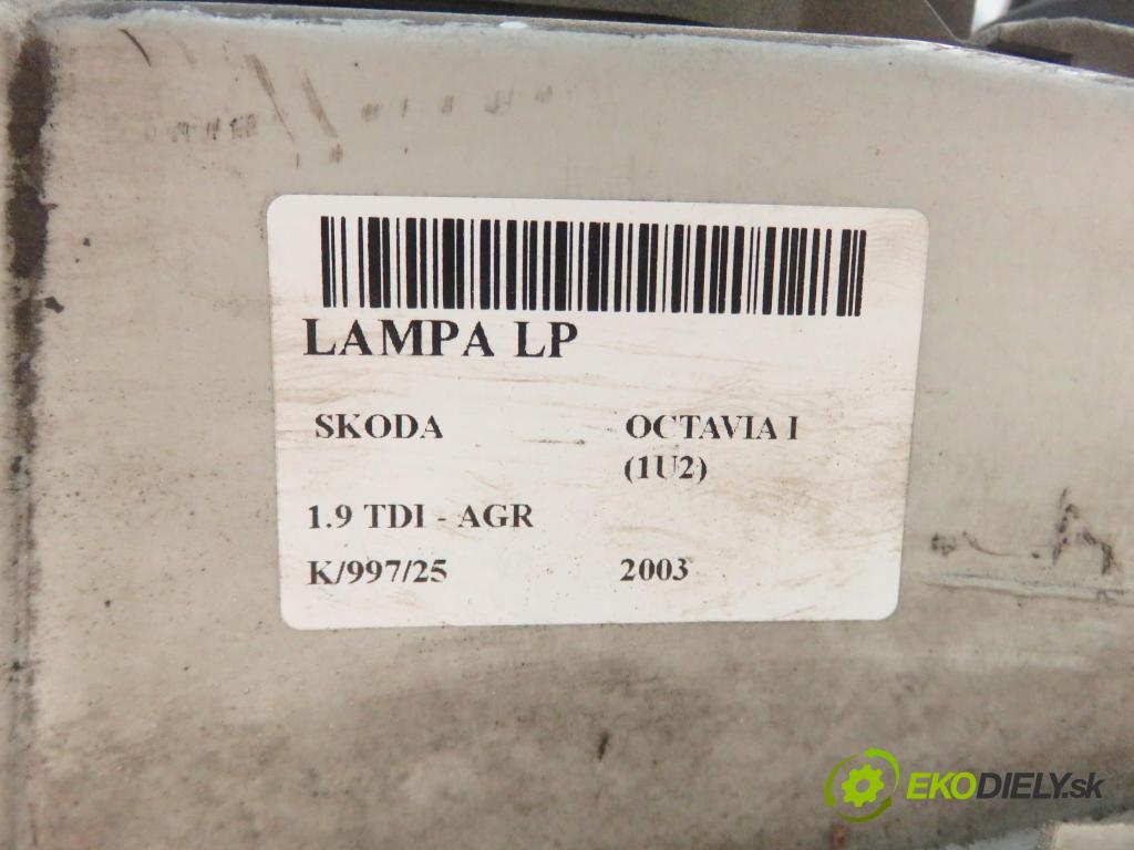 SKODA OCTAVIA I (1U2) LIFTBACK 2003 66,00 1.9 TDI 90- AGR 1896,00 Svetlo LP 1U1941015L