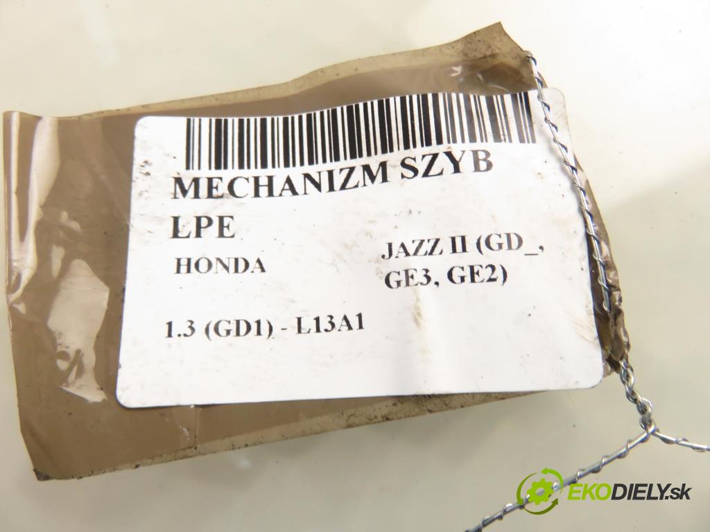 HONDA JAZZ II (GD_, GE3, GE2) HB 2004 61,00 1.3 (GD1) - L13A1 1339,00 mechanismus oken