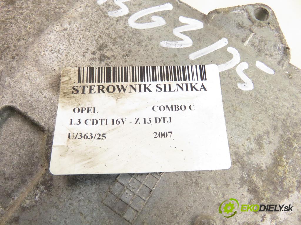 OPEL COMBO C FURGON 2007 55,00 1.3 CDTI 16V - Z 13 DTJ 1248,00 Riadiaca jednotka Motor 55566390HN