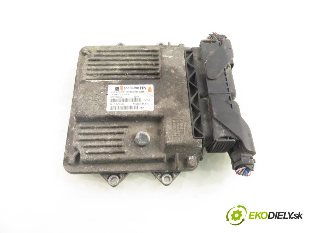 OPEL COMBO C FURGON 2007 55,00 1.3 CDTI 16V - Z 13 DTJ 1248,00 Riadiaca jednotka Motor 55566390HN