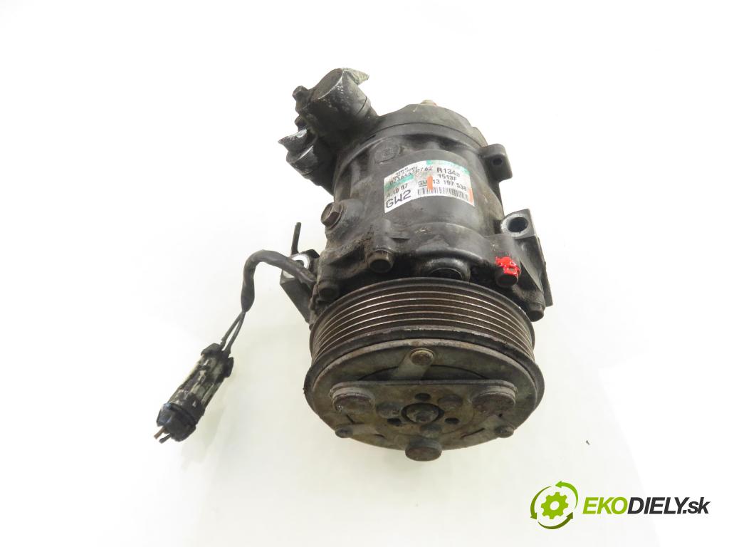 OPEL COMBO C FURGON 2007 55,00 1.3 CDTI 16V - Z 13 DTJ 1248,00 KOMPRESOR: klimatizácie 13197538 (Kompresor klimatizácie)