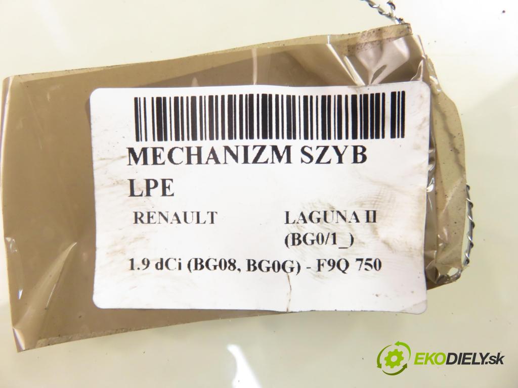 RENAULT LAGUNA II (BG0/1_) LIFTBACK 2002 88,00 1.9 dCi 120 - F9Q 750 1870,00 mechanismus oken