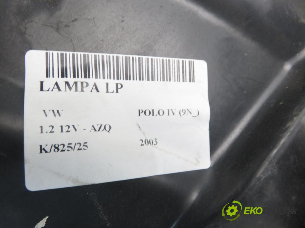 VW POLO (9N_) HB 2003 47,00 1.2 12V 64 - AZQ 1198,00 Svetlo LP 