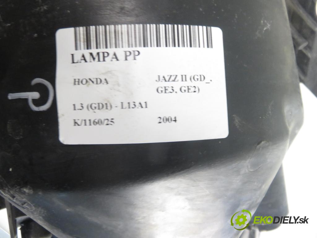 HONDA JAZZ II (GD_, GE3, GE2) HB 2004 61,00 1.3 (GD1) - L13A1 1339,00 Svetlo PP 
