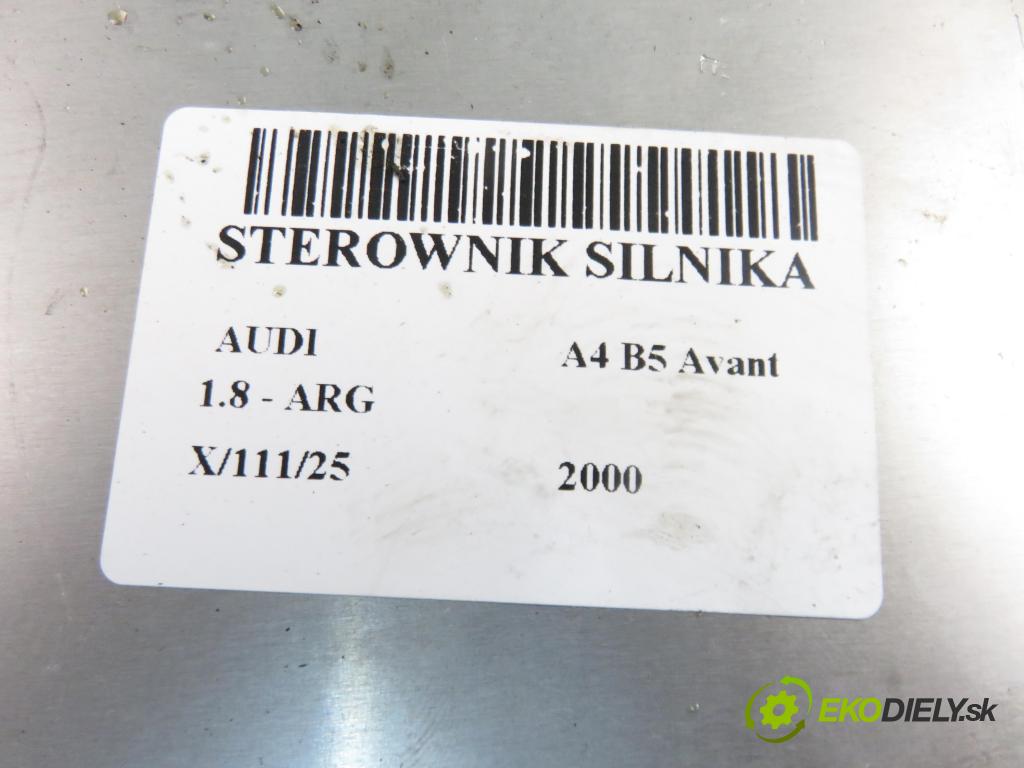 AUDI A4 Avant (8D5, B5) KOMBI 2000 92,00 1.8 - ARG 1781,00 Riadiaca jednotka Motor 8D0906018D ; 0261204873