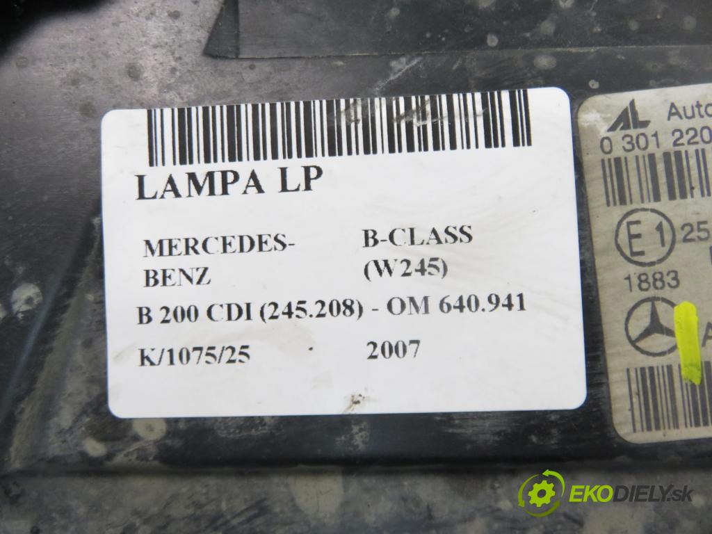 MERCEDES-BENZ KLASA B Sports Tourer (W245) HB 2007 103,00 B 200 CDI (245.208) - 140 OM 640.941 1991,00 Svetlo LP 1698201761