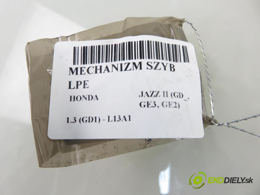 HONDA JAZZ II (GD_, GE3, GE2) HB 2004 61,00 1.3 (GD1) - L13A1 1339,00 mechanismus oken