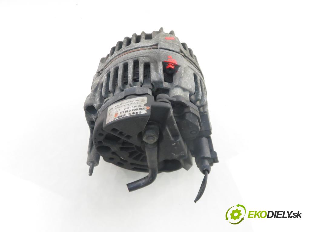 VW GOLF IV (1J1) HB 2000 85,00 1.9 TDI - AJM 1896,00 Alternátor 038903018LX (Alternátor)