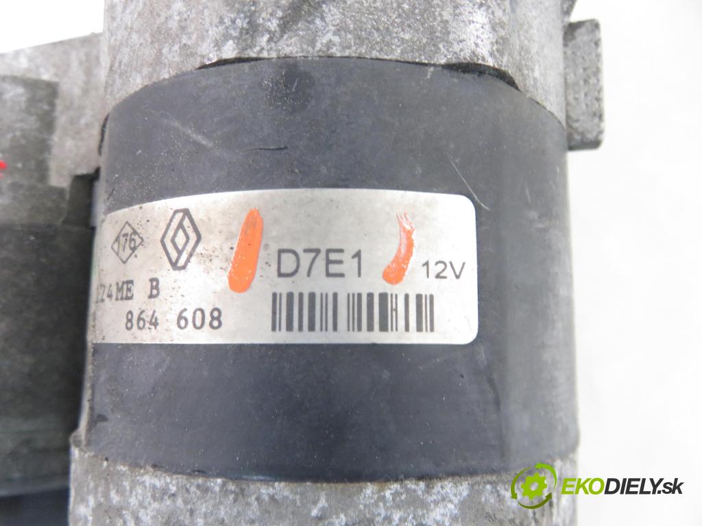RENAULT TWINGO I (C06_) HB 2003 43,00 1.2 (C066, C068) - D7F 703 1149,00 Štartér D7E1 (Štartér)