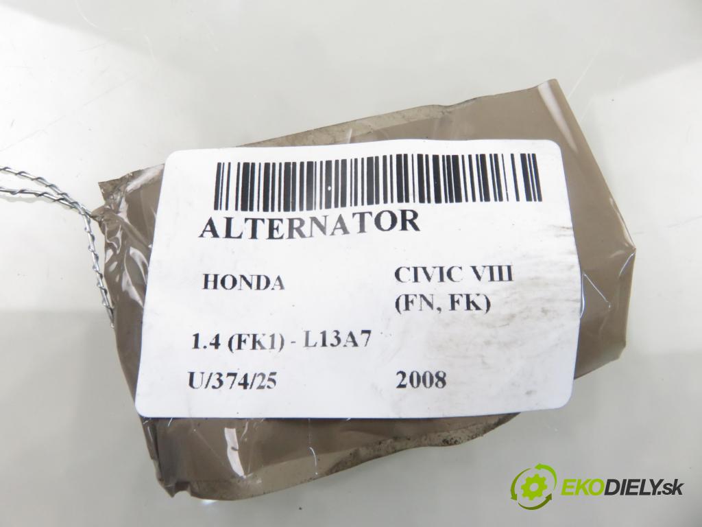HONDA CIVIC VIII (FN, FK) HB 2008 61,00 1.4 (FK1) - L13A7 1339,00 Alternátor A5TB1391 (Alternátor)