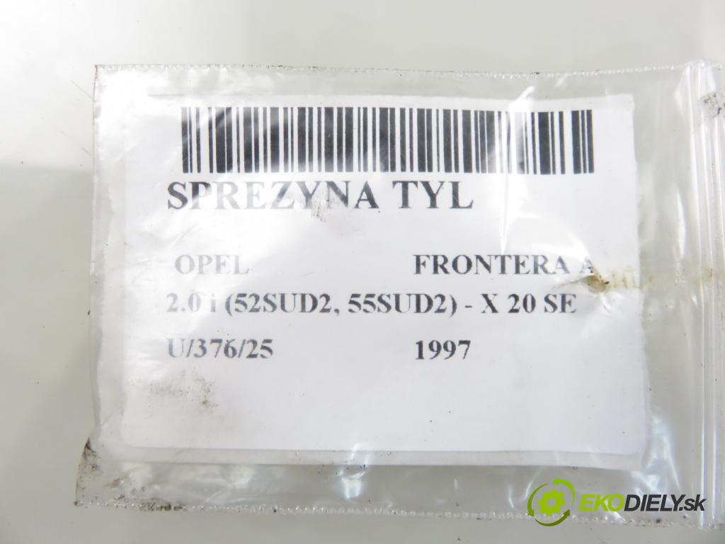 OPEL FRONTERA A Sport (5_SUD2) TERENOWY 1997 85,00 2.0 i (52SUD2, 55SUD2) - X 20 SE 1998,00 Pružina zadné 