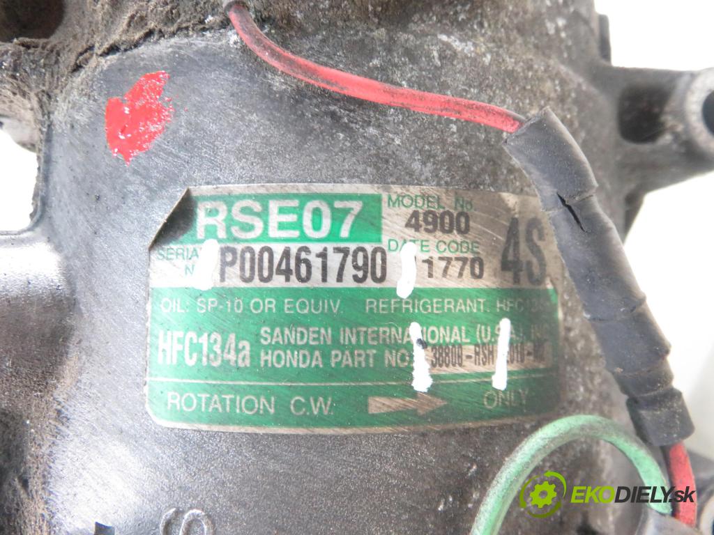 HONDA CIVIC VIII (FN, FK) HB 2008 61,00 1.4 (FK1) - L13A7 1339,00 KOMPRESOR: klimatizácie P00461790 ; 38800RSH (Kompresor klimatizácie)