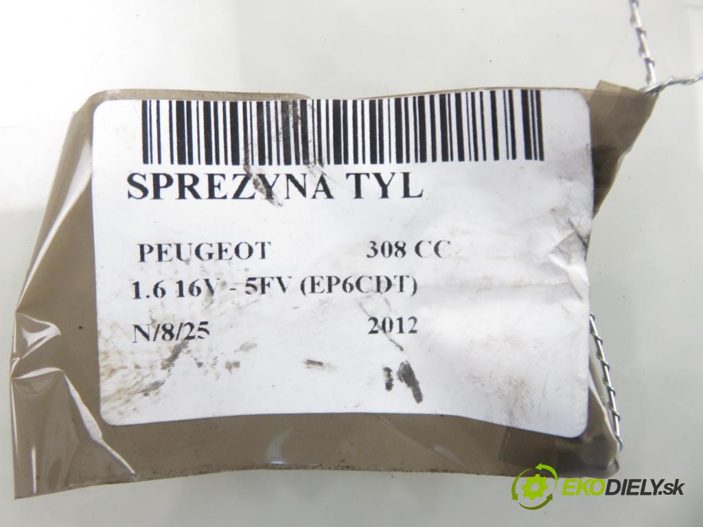 PEUGEOT 308 CC COUPE-CABRIO 2012 88,00 1.6 VTi 120 - 5FS (EP6C) 1598,00 Pružina ZADNÍ: 