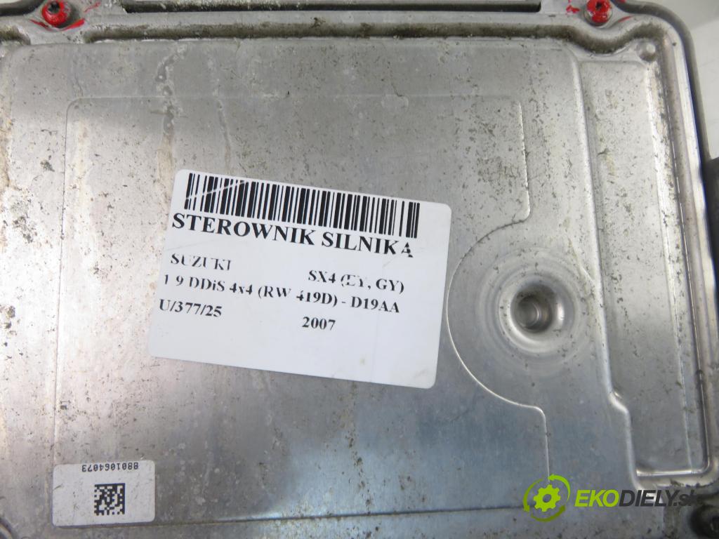 SUZUKI SX4 (EY, GY) CROSSOVER 2007 88,00 1.9 DDiS 4x4 (RW 419D) - D19AA 1910,00 Riadiaca jednotka Motor 0281012992 ; 55204652