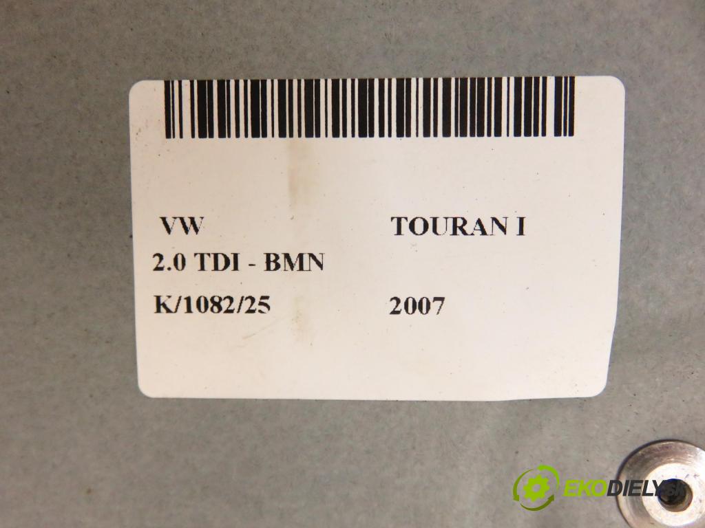 VW TOURAN (1T1, 1T2) MINIVAN 2007 125,00 2.0 TDI - BMN 1968,00 mechanismus oken PPE 1T1837730AK ; 1K0959792K
