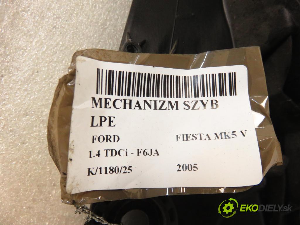 FORD FIESTA V (JH_, JD_) HB 2005 50,00 1.4 TDCi 8V 68 - F6JA 1399,00 mechanismus oken 2S61A045H17A