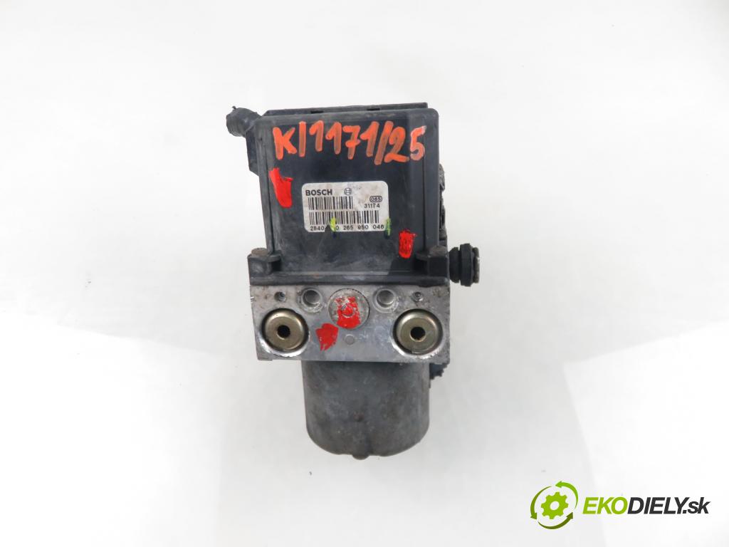 RENAULT SCENIC I (JA0/1_) MINIVAN 2002 0,00 1.6 - K4M 708 1598,00 pumpa ABS 0265950046 (Pumpa ABS)