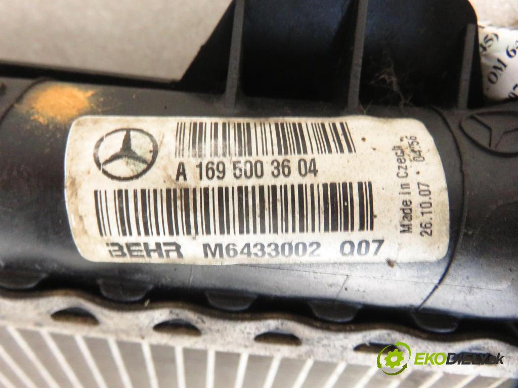 MERCEDES-BENZ KLASA B Sports Tourer (W245) HB 2007 103,00 B 200 CDI (245.208) - 140 OM 640.941 1991,00 chladič vody A1695002103