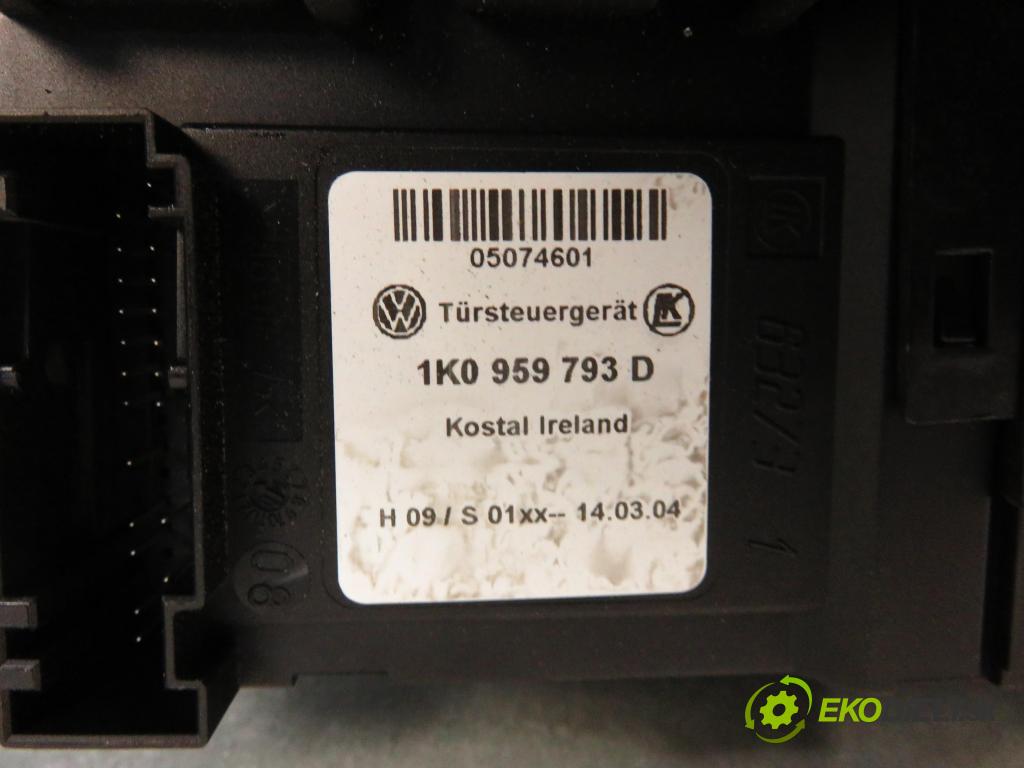 VW TOURAN (1T1, 1T2) MINIVAN 2004 74,00 1.9 TDI PD 100 - AVQ 1896,00 mechanismus oken 1T1837729AD