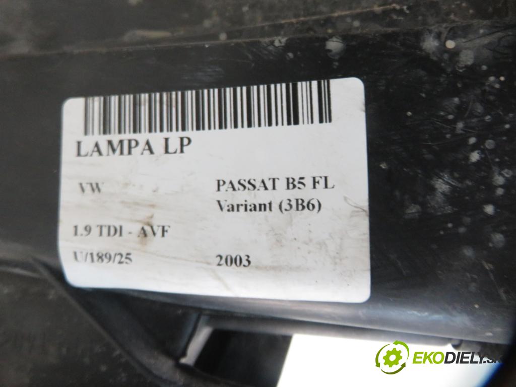 VW PASSAT B5.5 Variant (3B6) KOMBI 2003 96,00 1.9 TDI PD 130 - AVF 1896,00 Svetlo LP