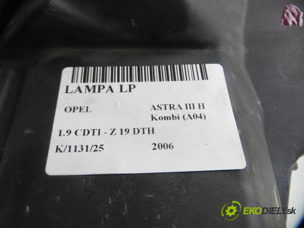 OPEL ASTRA H Kombi (A04) KOMBI 2006 110,00 1.9 CDTI - Z 19 DTH 1910,00 Svetlo LP 24451032