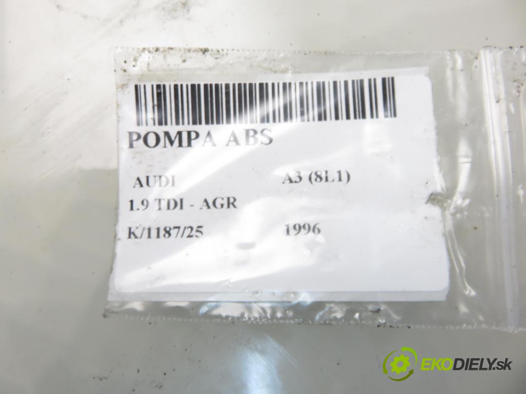 AUDI A3 (8L1) HB 1996 66,00 1.9 TDI - AGR 1896,00 pumpa ABS 1J0907379 ; 10094603203 (Pumpa ABS)