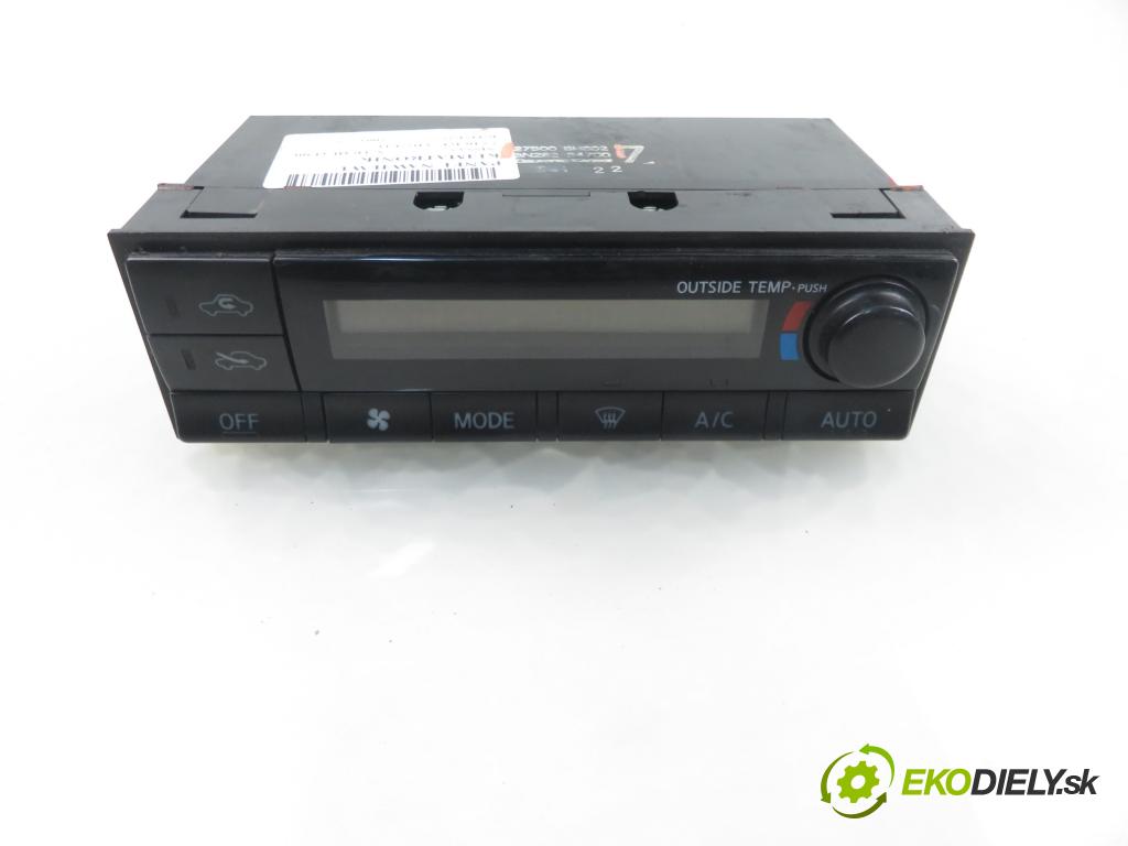 NISSAN X-TRAIL (T30) SUV 2003 84,00 2.2 Di 4x4 - YD22ETI 2184,00 Panel kúrenia KLIMATRONIK 275008H002 ; 3N28234700
