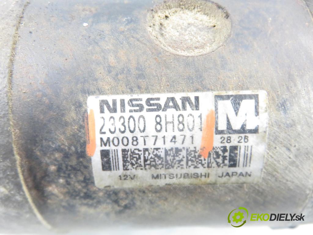 NISSAN X-TRAIL (T30) SUV 2003 84,00 2.2 Di 4x4 - YD22ETI 2184,00 Štartér 233008H801 ; M008T71471 (Štartér)