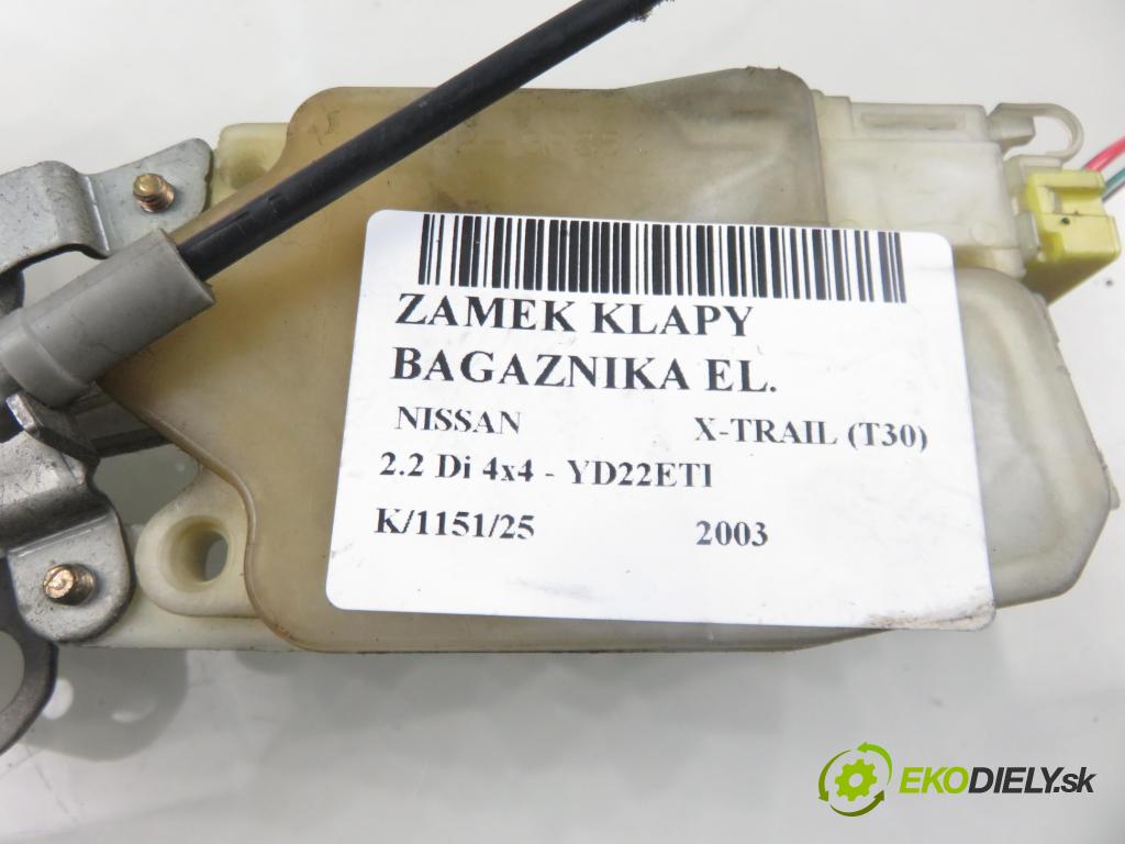 NISSAN X-TRAIL (T30) SUV 2003 84,00 2.2 Di 4x4 - YD22ETI 2184,00 zámok dveří kufr EL. 905508H300