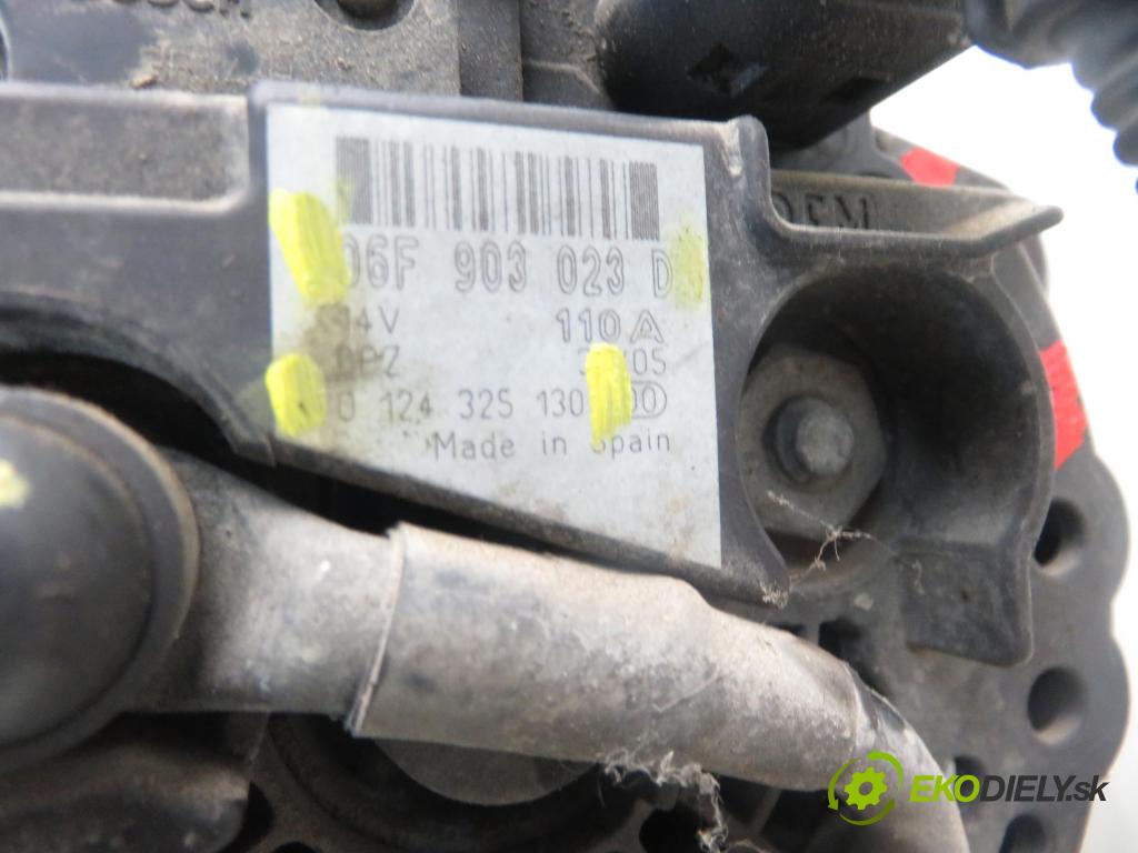 VW CADDY III Furgon (2KA, 2KH, 2CA, 2CH) FURGON 2005 77,00 1.9 TDI - BLS 1896,00 Alternátor 06F903023D ; 0124325130 (Alternátor)