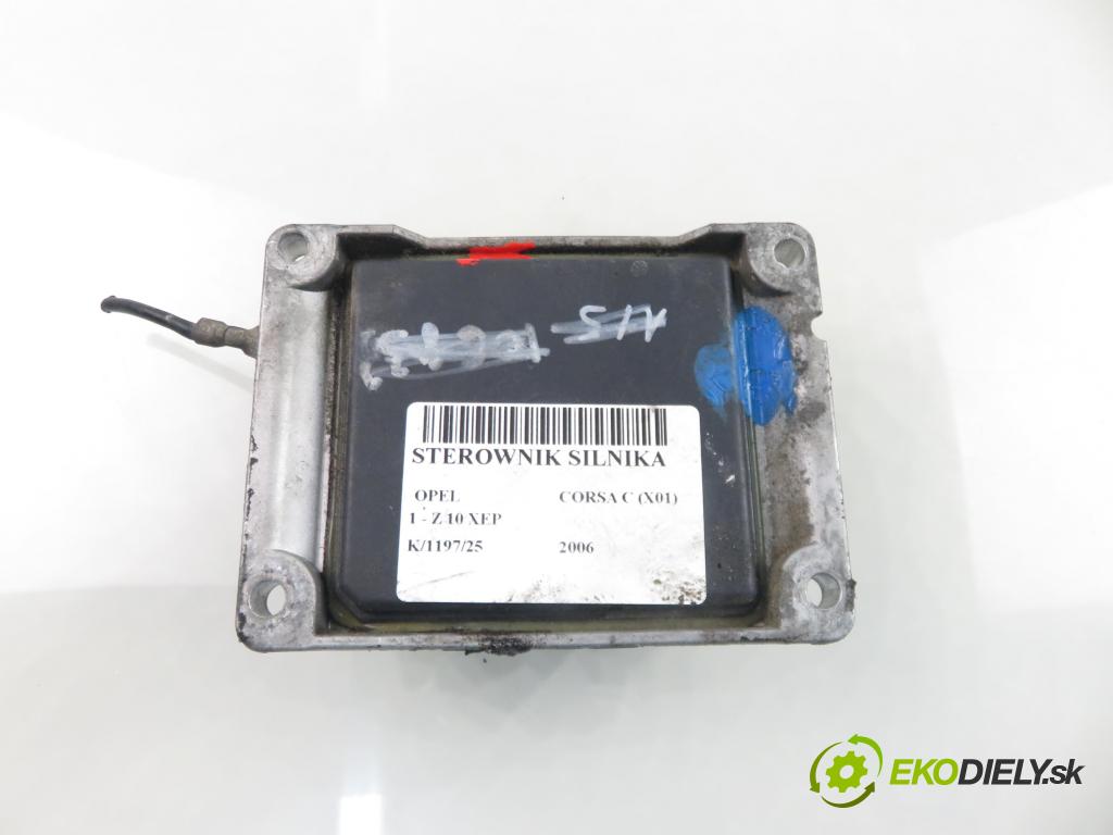 OPEL CORSA C (X01) HB 2006 44,00 1 - Z 10 XEP 998,00 Riadiaca jednotka Motor 0261208393
