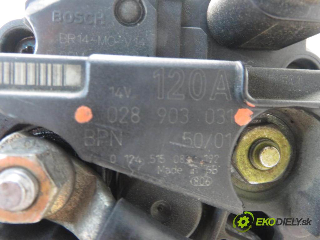 VW PASSAT B5 (3B2) SEDAN 1999 81,00 1.9 TDI - AVG 1896,00 Alternátor 028903031 (Alternátor)