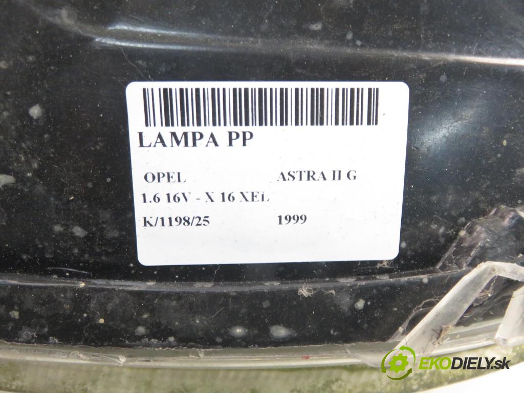OPEL ASTRA G liftback (T98) HB 1999 74,00 1.6 16V - X 16 XEL 1598,00 Svetlo PP