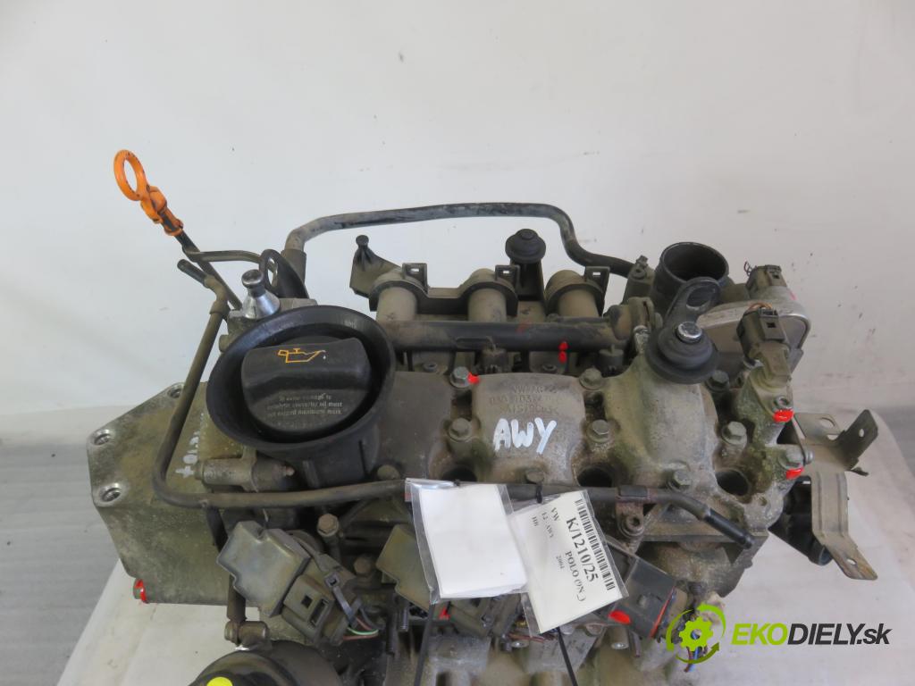 VW POLO (9N_) HB 2003 40,00 1.2 6V 54 - AWY 1198,00 motor BENZÍN AWY
