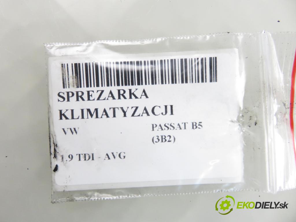 VW PASSAT B5 (3B2) SEDAN 1999 81,00 1.9 TDI - AVG 1896,00 KOMPRESOR: klimatizácie  (Kompresor klimatizácie)