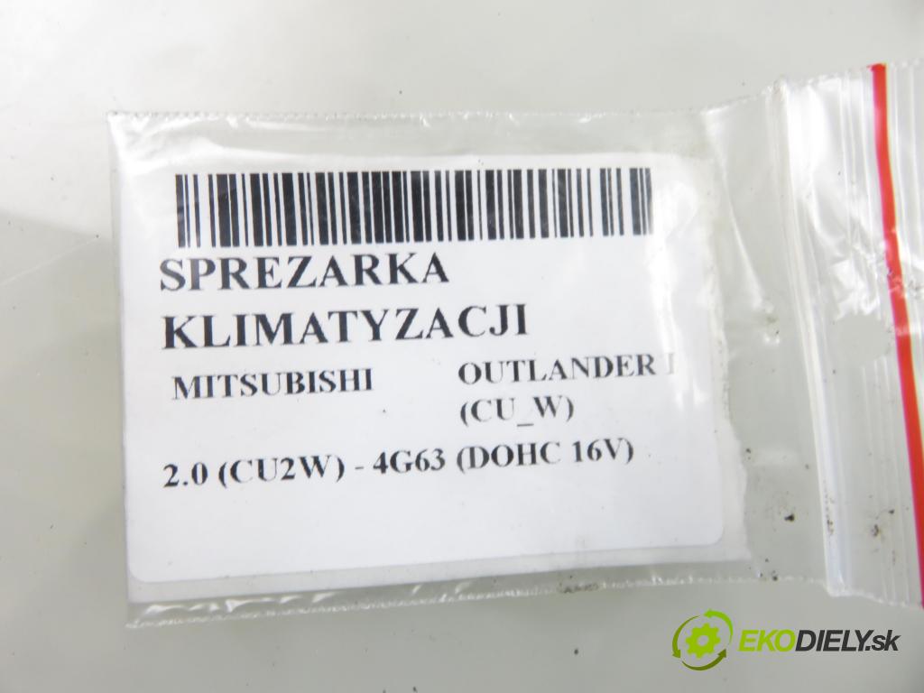MITSUBISHI OUTLANDER I (CU_W) SUV 2005 100,00 2.0 (CU2W) - 4G63 (DOHC 16V) 1997,00 KOMPRESOR: klimatizace  (Kompresor klimatizace)