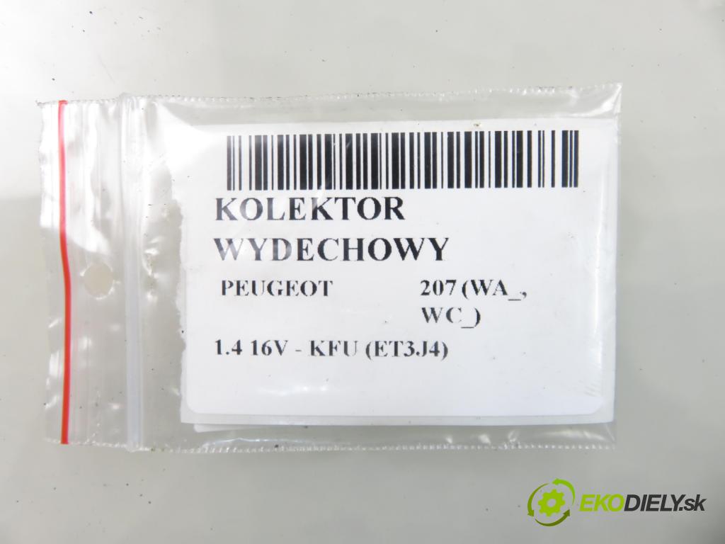 PEUGEOT 207 (WA_, WC_) HB 2007 65,00 1.4 16V - KFU (ET3J4) 1360,00 Potrubie VYČERPAT:  (Výfukové potrubie)