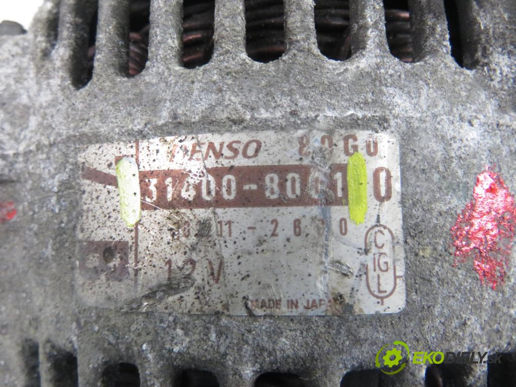 SUZUKI LIANA (ER) HB 2006 79,00 1.6 - M16A 1586,00 Alternátor 3140080G1 (Alternátor)