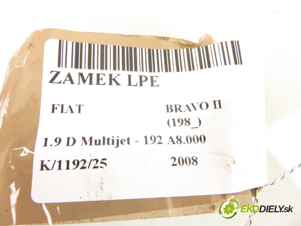 FIAT BRAVO II (198_) HB 2008 88,00 1.9 D Multijet - 192 A8.000 1910,00 zámok 