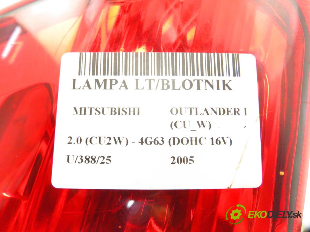 MITSUBISHI OUTLANDER I (CU_W) SUV 2005 100,00 2.0 (CU2W) - 4G63 (DOHC 16V) 1997,00 světlo levé zadní