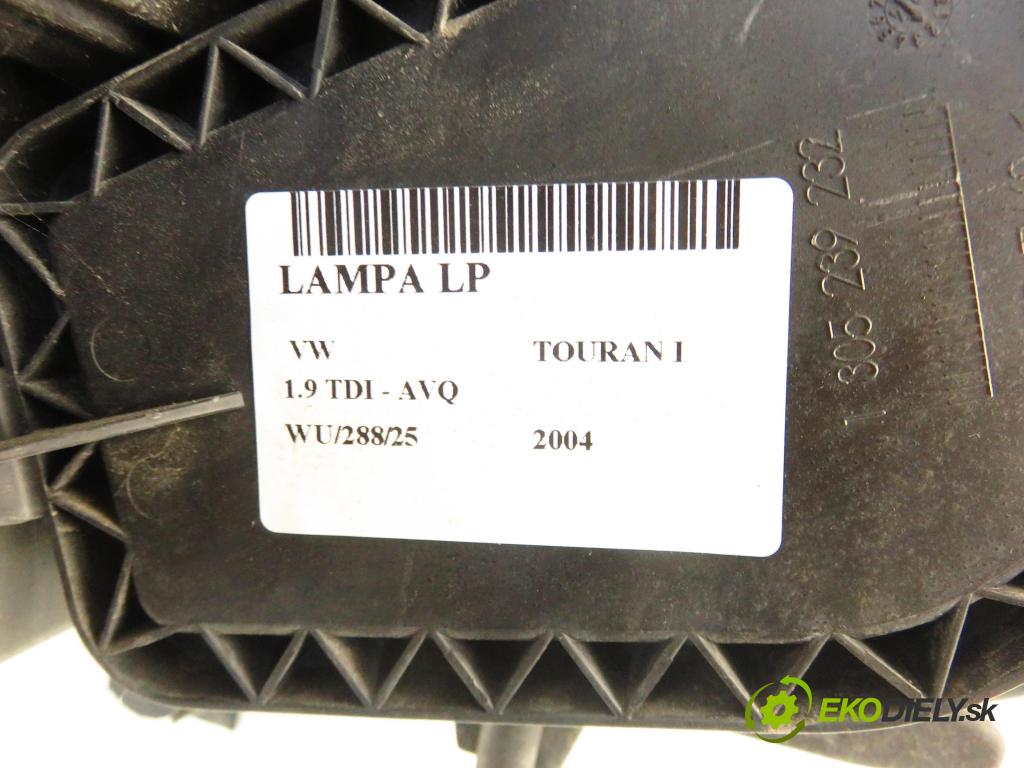 VW TOURAN (1T1, 1T2) MINIVAN 2004 74,00 1.9 TDI PD 100 - AVQ 1896,00 Svetlo LP 1T0941005D ; 0301205201