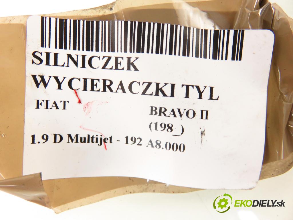 FIAT BRAVO II (198_) HB 2008 88,00 1.9 D Multijet - 192 A8.000 1910,00 motorek stěrače ZADNÍ: MS2596000991